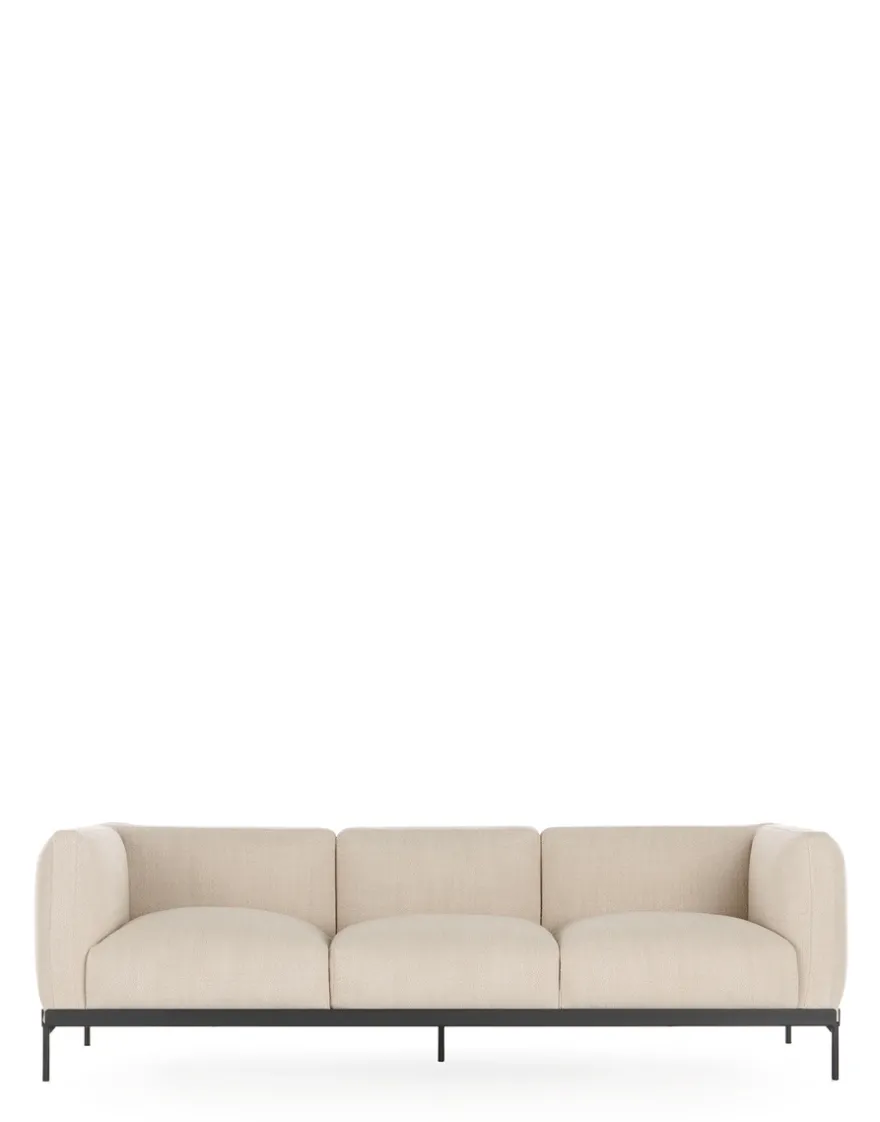 Hot Kartell Asia sofa three-seater (cotone structure) BEIGE