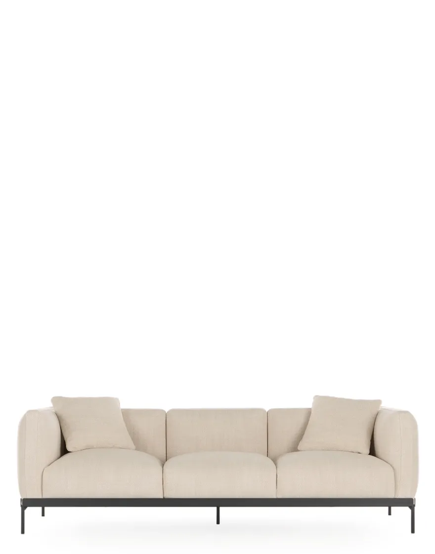 Hot Kartell Asia sofa three-seater (cotone structure) BEIGE