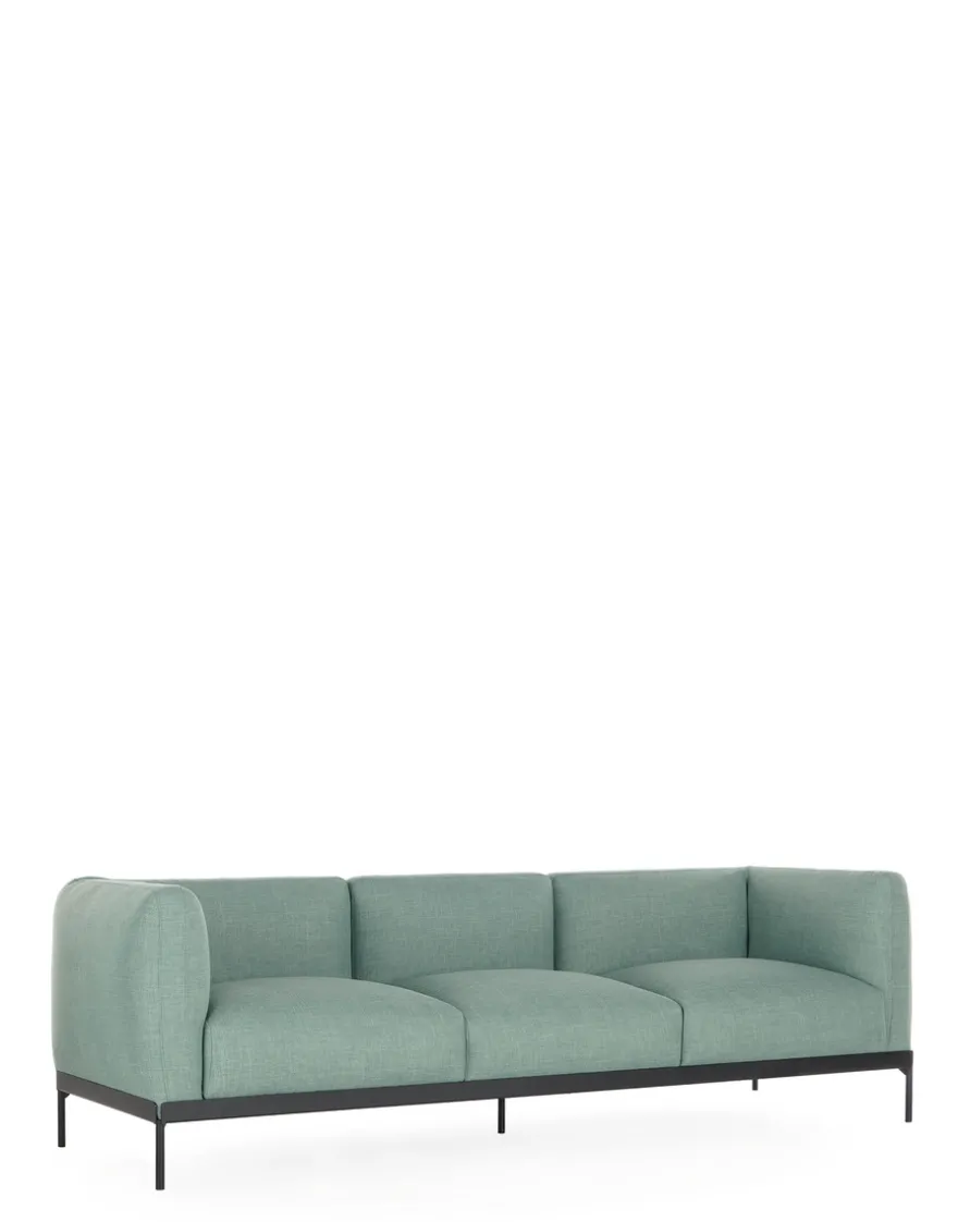 Discount Kartell Asia sofa three-seater (panamino) AQUA
