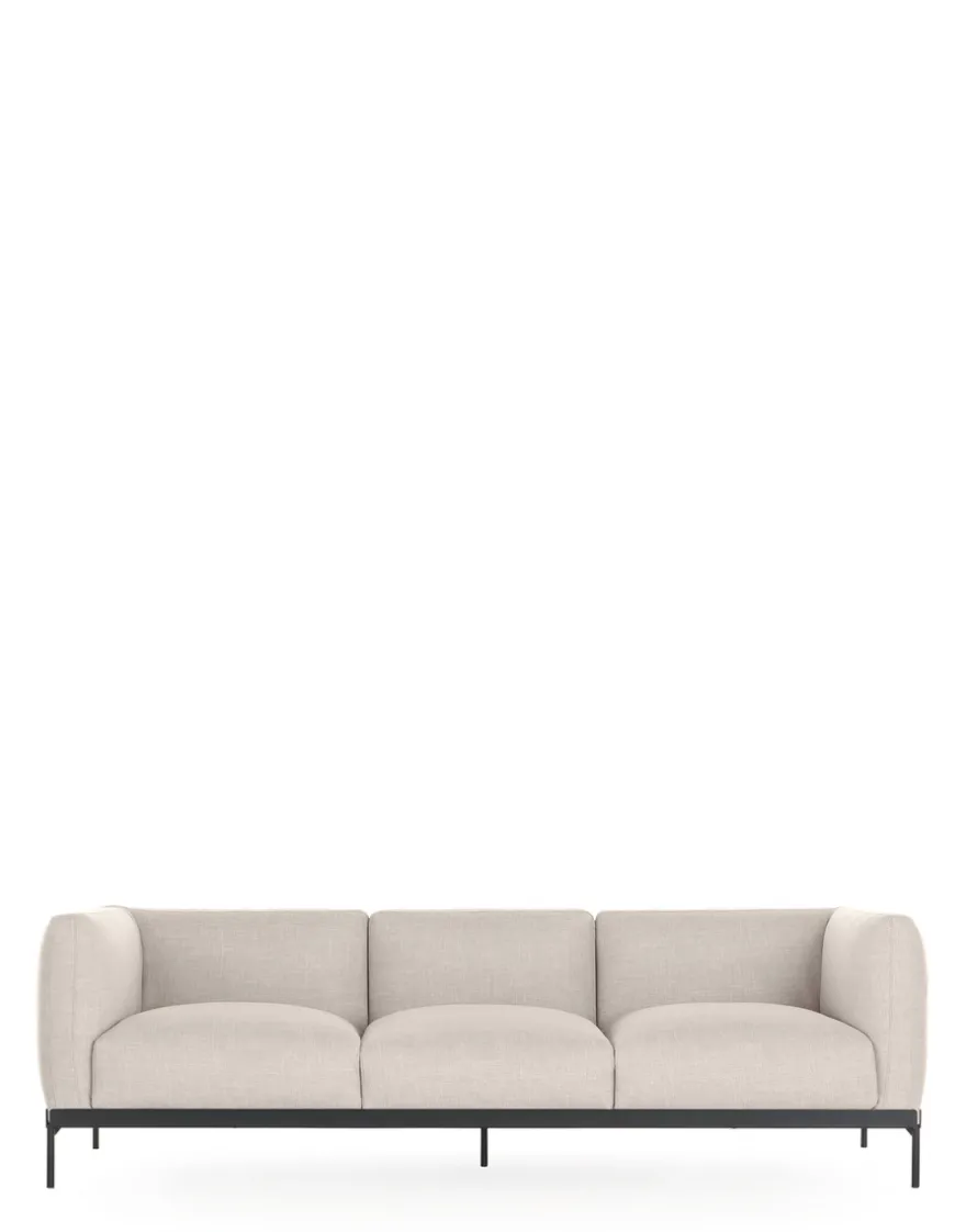 New Kartell Asia sofa three-seater (panamino) BLANC