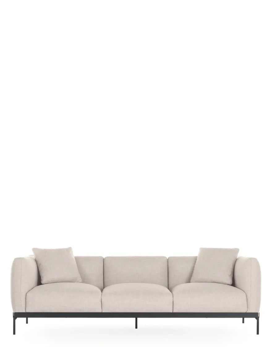 New Kartell Asia sofa three-seater (panamino) BLANC