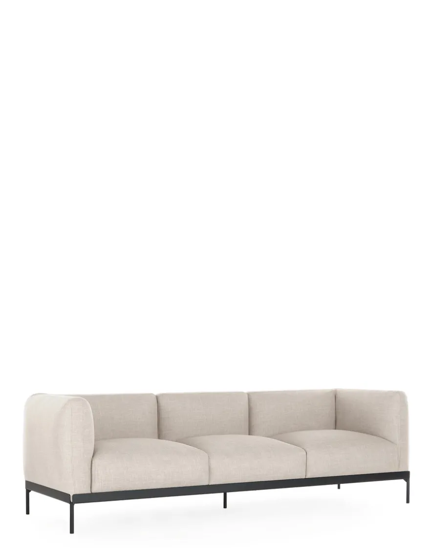 New Kartell Asia sofa three-seater (panamino) BLANC