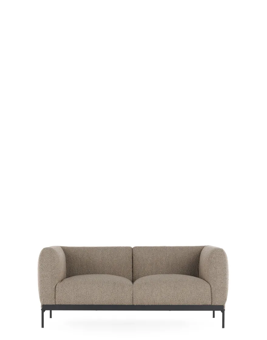 New Kartell Asia sofa two-seater (bouclè) BEIGE