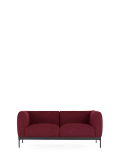 Hot Kartell Asia sofa two-seater (bouclè) BURGUNDY
