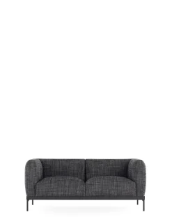 Clearance Kartell Asia sofa two-seater (cotone structure) NOIR