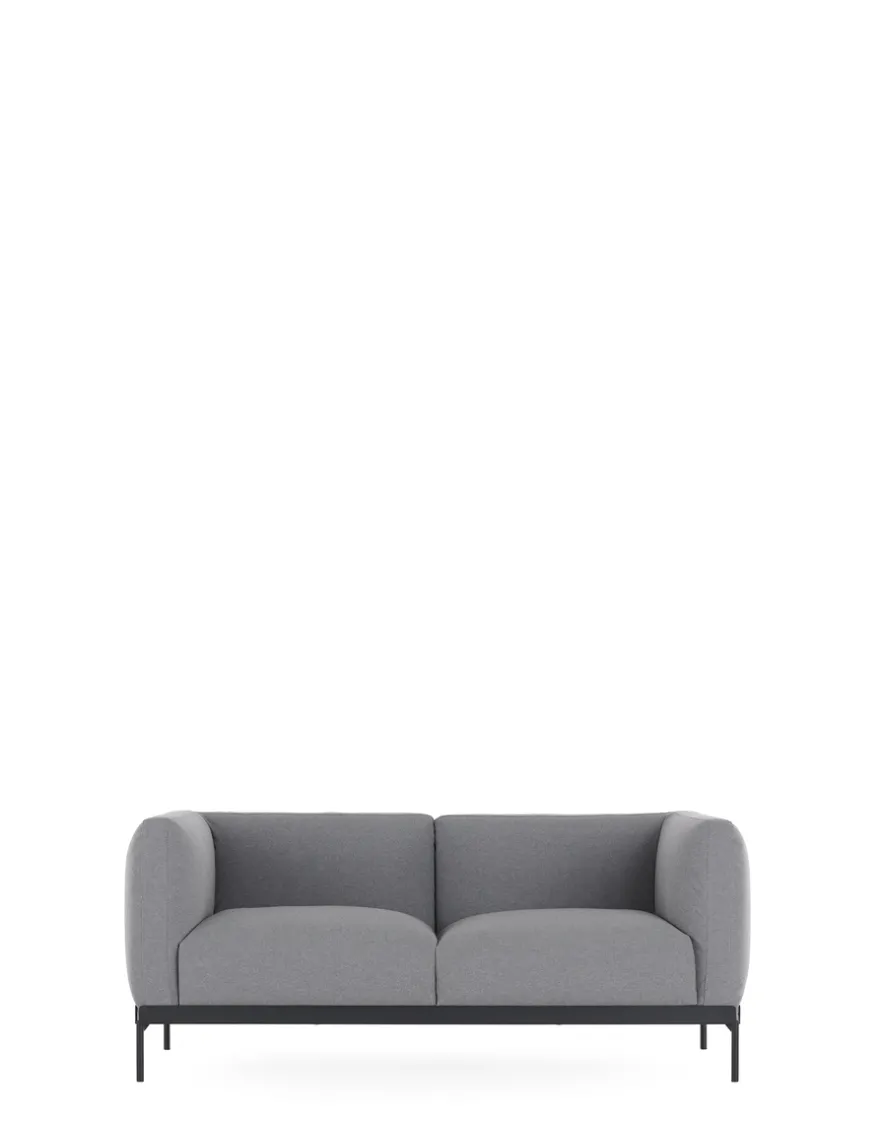 Online Kartell Asia sofa two-seater (cotone plain) GRIS