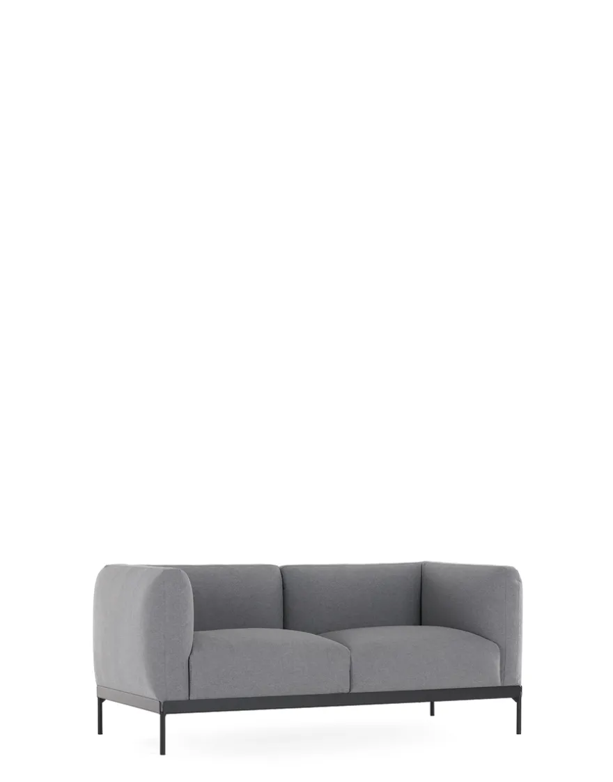 Online Kartell Asia sofa two-seater (cotone plain) GRIS