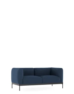 Discount Kartell Asia sofa two-seater (cotone plain) BLEU