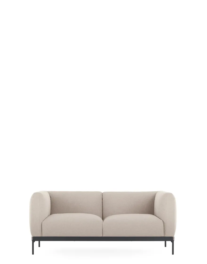 Discount Kartell Asia sofa two-seater (cotone plain) BEIGE