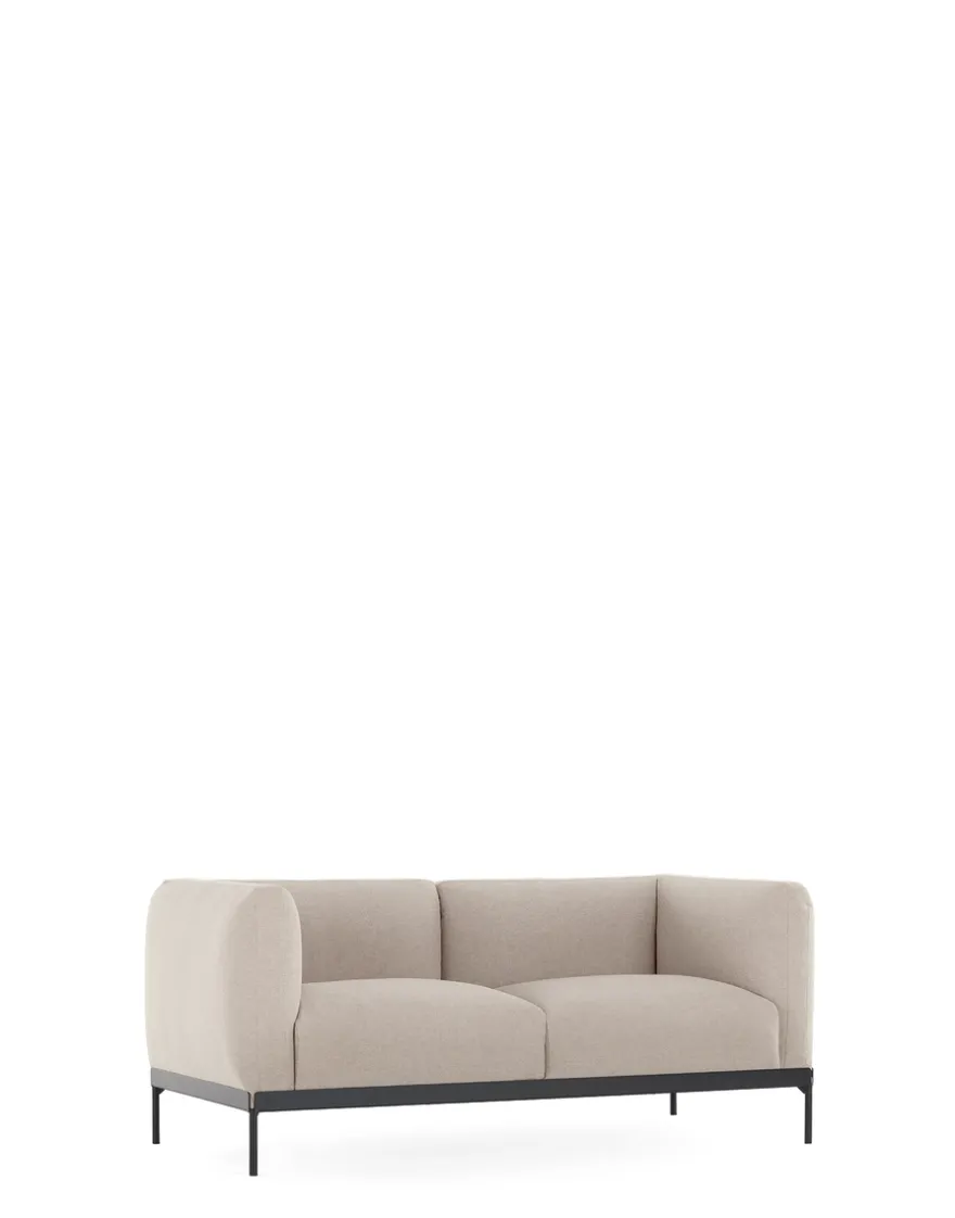 Discount Kartell Asia sofa two-seater (cotone plain) BEIGE