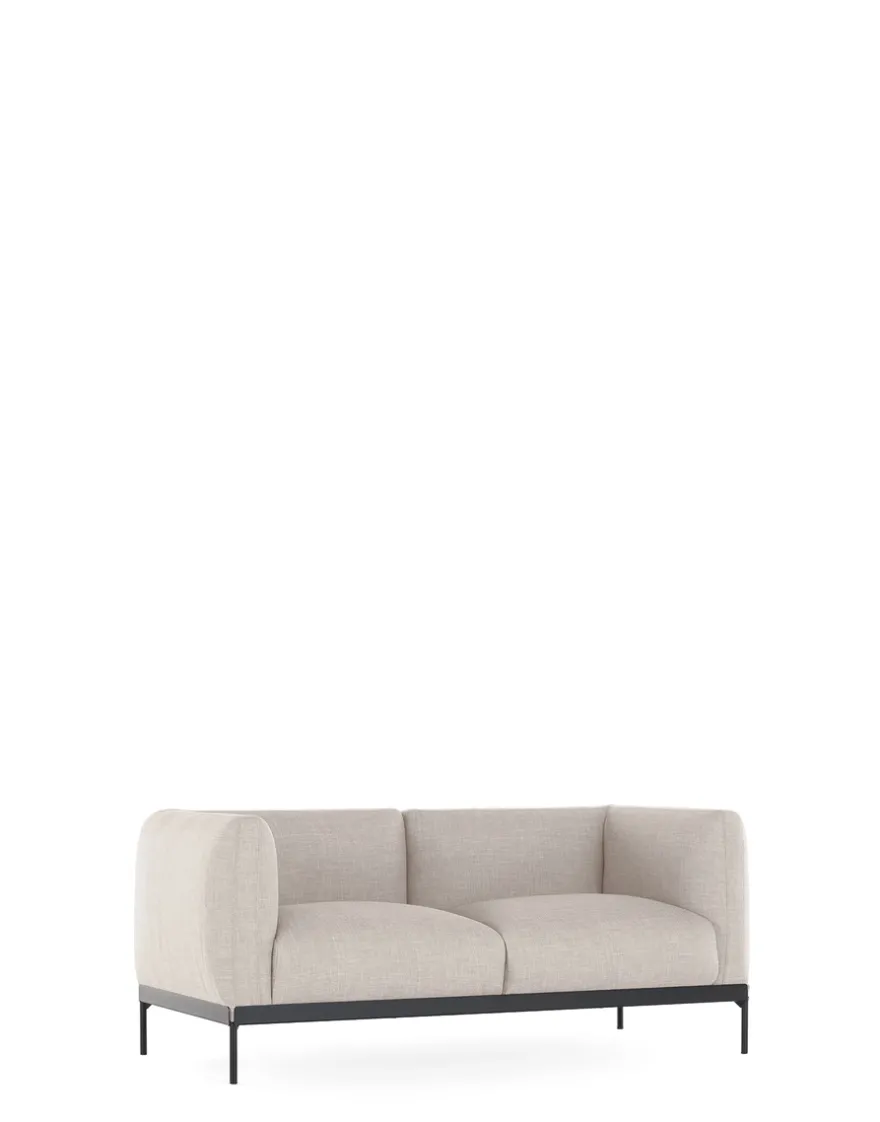 Best Kartell Asia sofa two-seater (panamino) BLANC