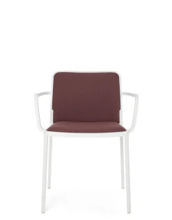 Kartell Audrey soft noma (2 petits fauteuils) ROUGE BRIQUE