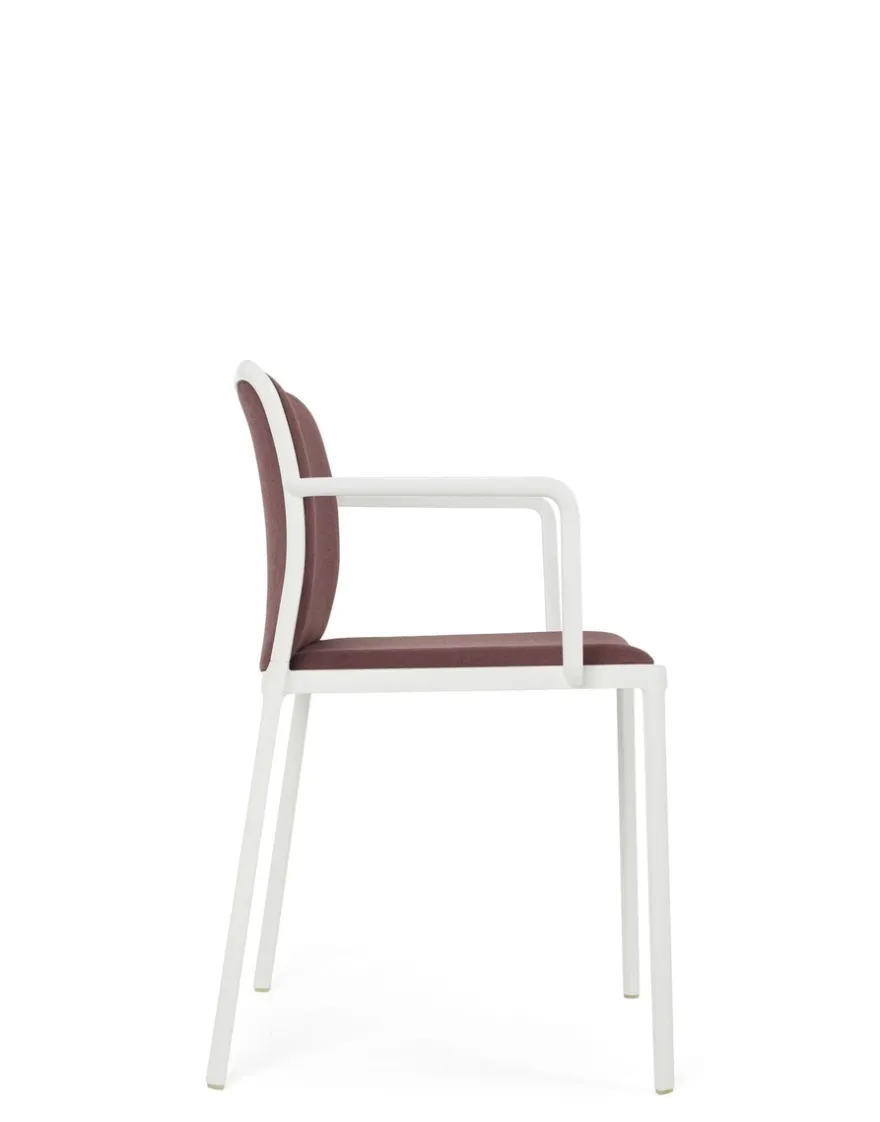 Kartell Audrey soft noma (2 petits fauteuils) ROUGE BRIQUE