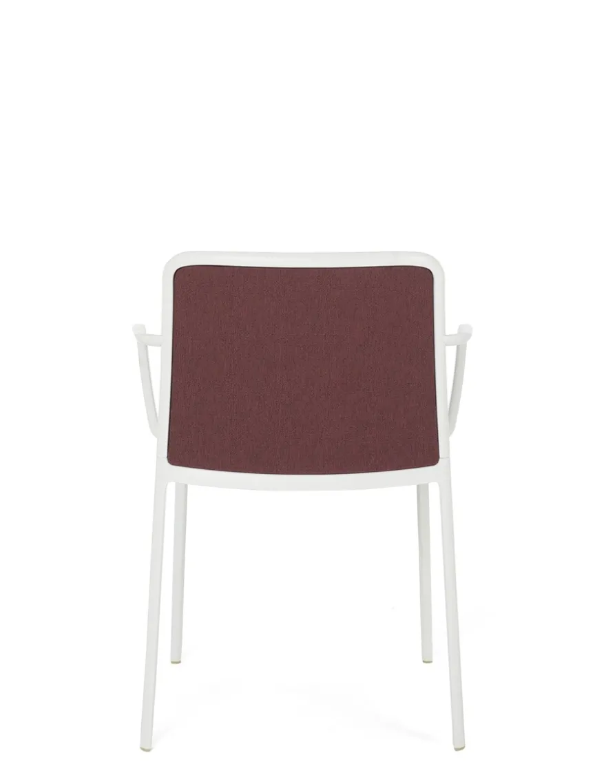 Kartell Audrey soft noma (2 petits fauteuils) ROUGE BRIQUE