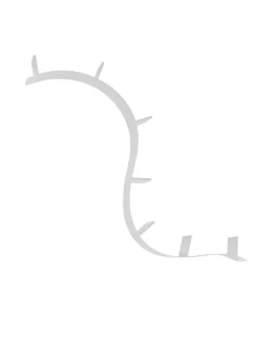 Outlet Kartell Bookworm 7 serre-livres 3,2 mt ALUMINIUM