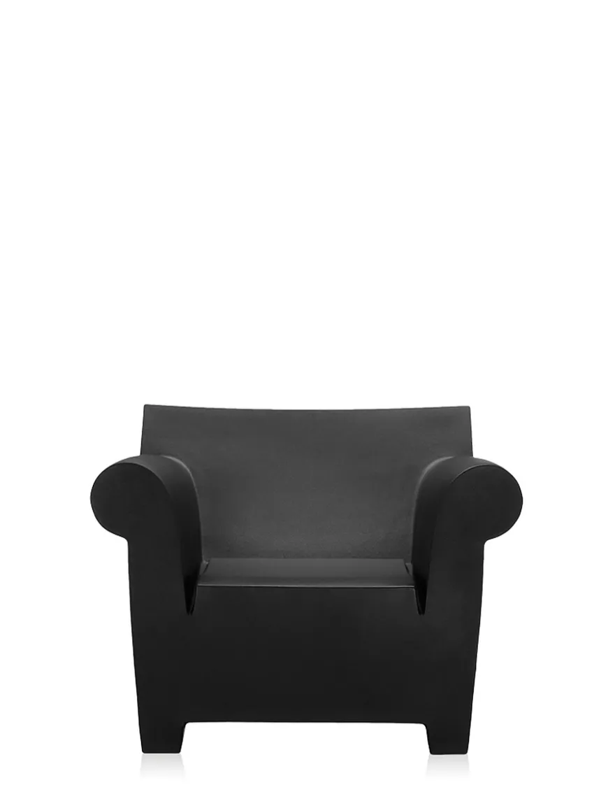 Clearance Kartell Bubble club armchair NOIR MAT