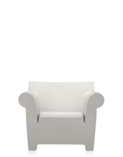 Kartell Bubble club armchair BLANC ZINC