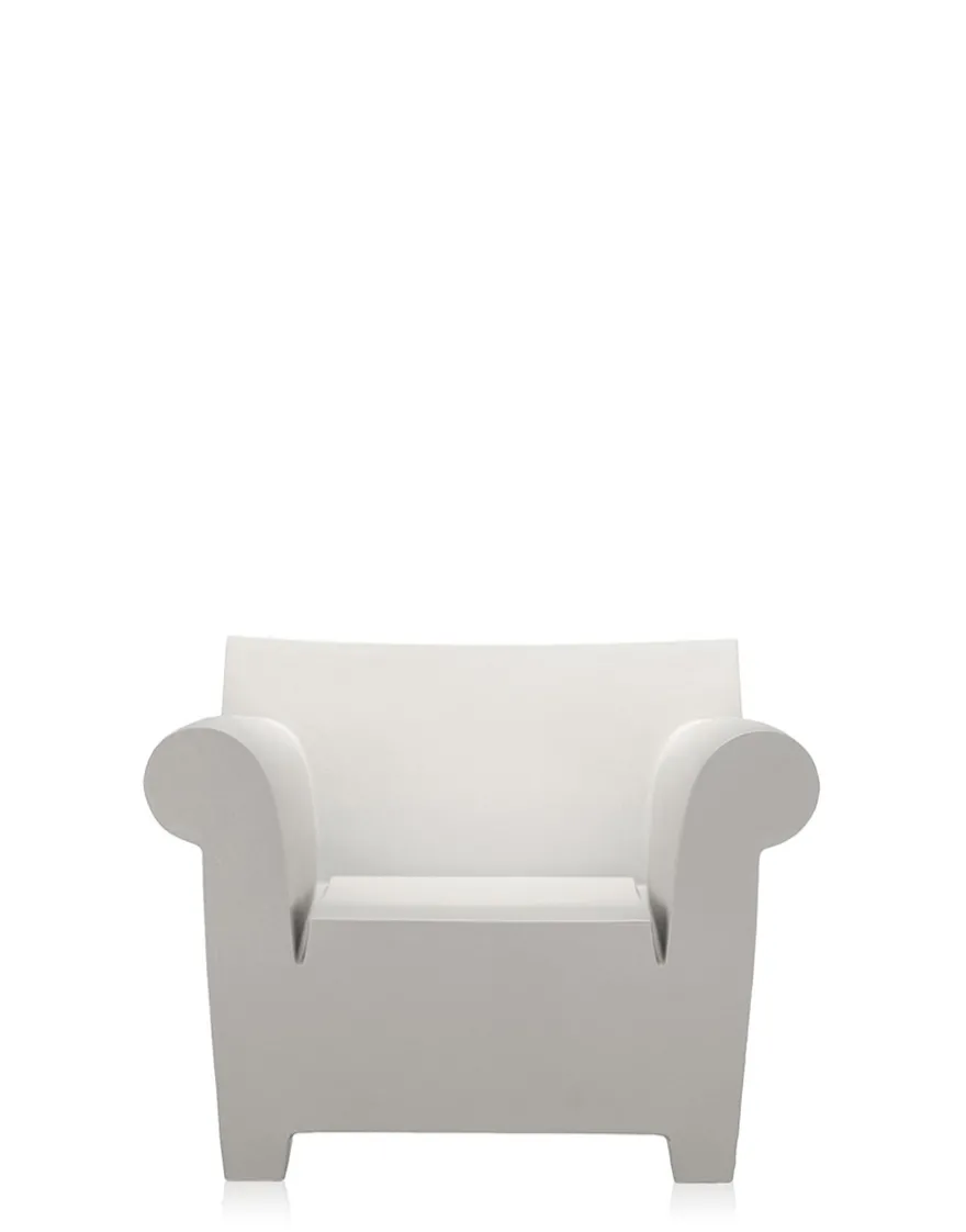 Kartell Bubble club armchair BLANC ZINC
