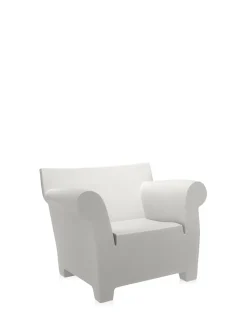 Kartell Bubble club armchair BLANC ZINC