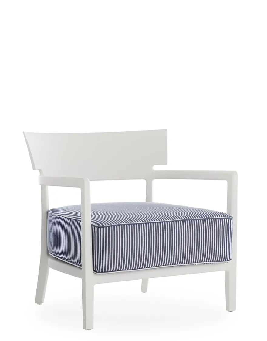 New Kartell Cara mat outdoor BLANC/BLEU