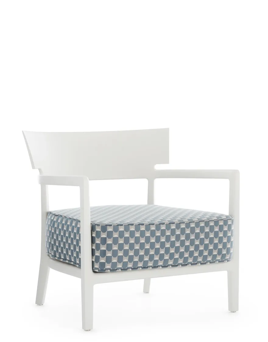 Kartell Cara mat outdoor liberty obi check BLEU