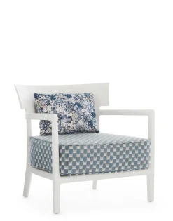 Kartell Cara mat outdoor liberty obi check BLEU
