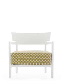 Outlet Kartell Cara mat outdoor liberty obi check JAUNE