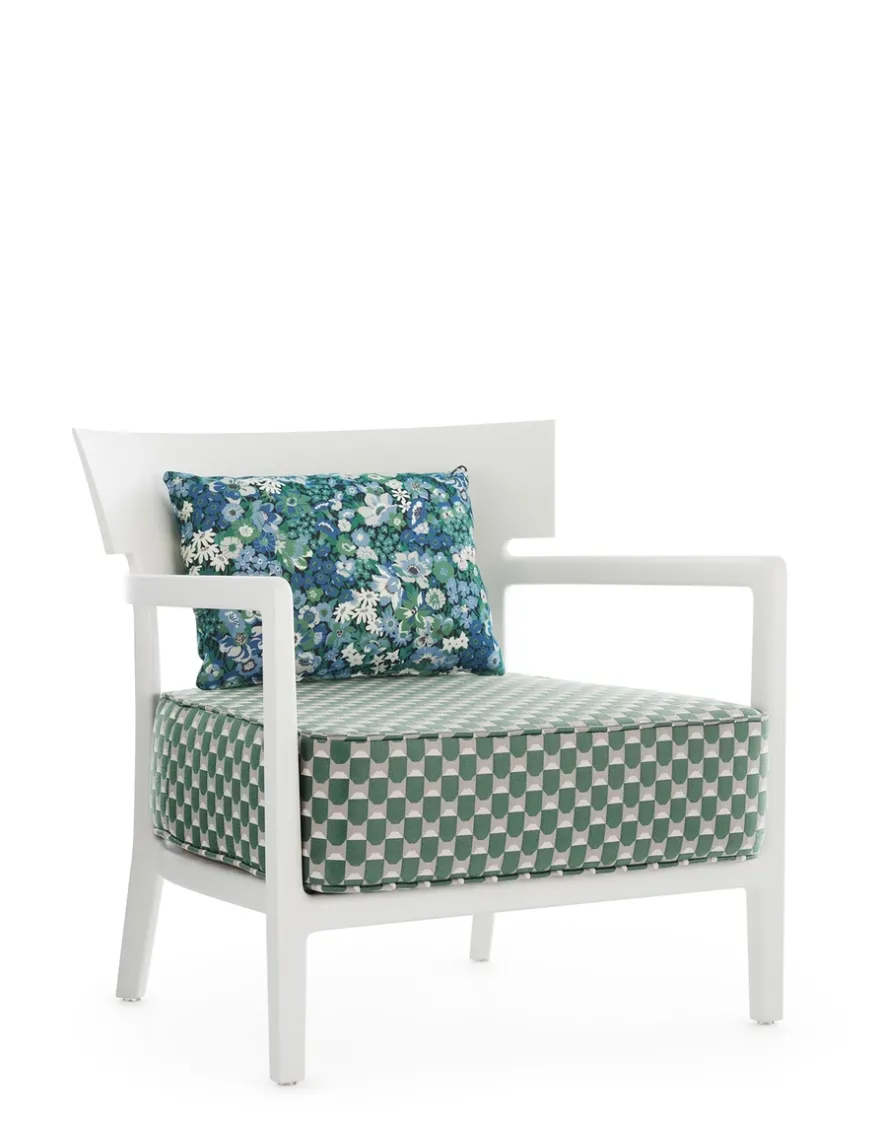 Clearance Kartell Cara mat outdoor liberty obi check SAGE