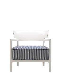 Online Kartell Cara outdoor IVOIRE/FIBRE TEINTÉE BLEU