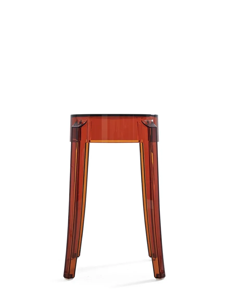 Kartell Charles ghost 46 cm (2 tabourets) AMBRE