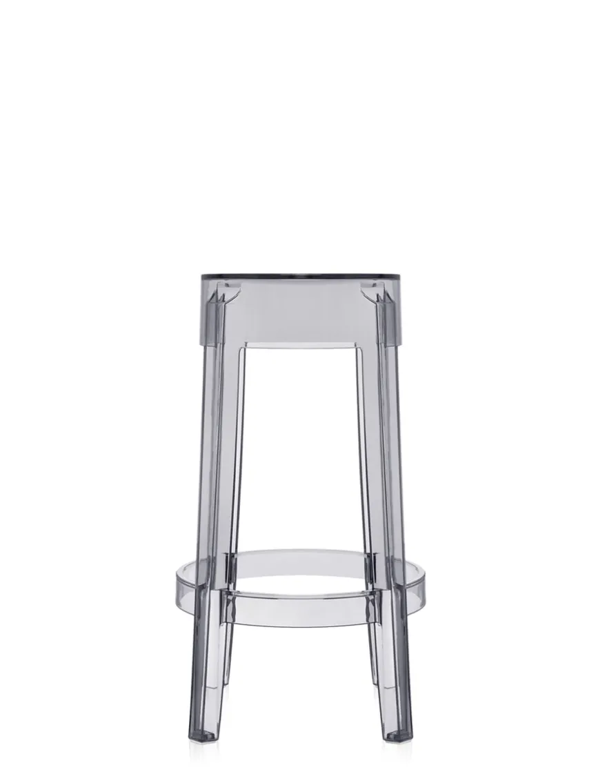 Hot Kartell Charles ghost 65 cm (2 tabourets) FUME'