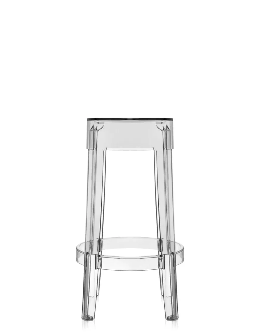 Online Kartell Charles ghost 65 cm (2 tabourets) CRISTAL
