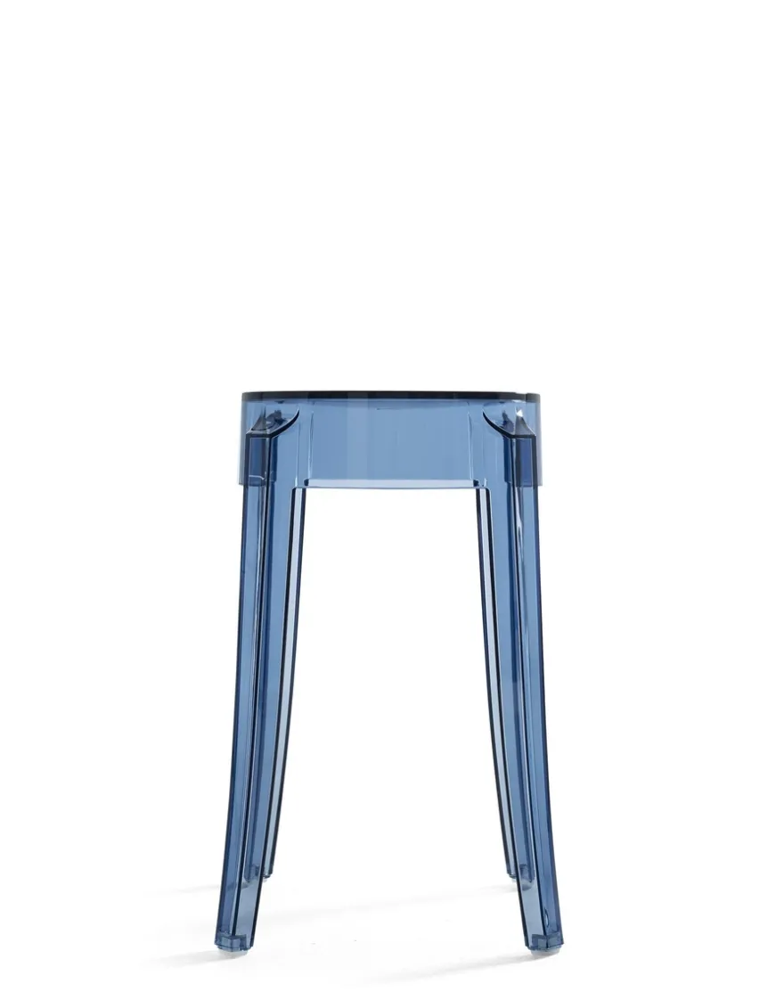 New Kartell Charles ghost 46 cm (2 tabourets) POUDRÉ