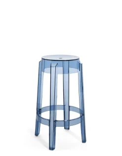 Outlet Kartell Charles ghost 65 cm (2 tabourets) POUDRÉ