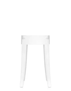 New Kartell Charles ghost 46 cm (2 tabourets) BLANC