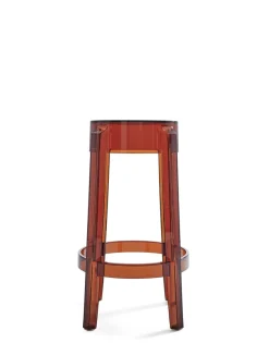 Hot Kartell Charles ghost 65 cm (2 tabourets) AMBRE