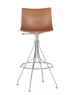 Sale Kartell C.koya BOIS FONCÉ/CHROME