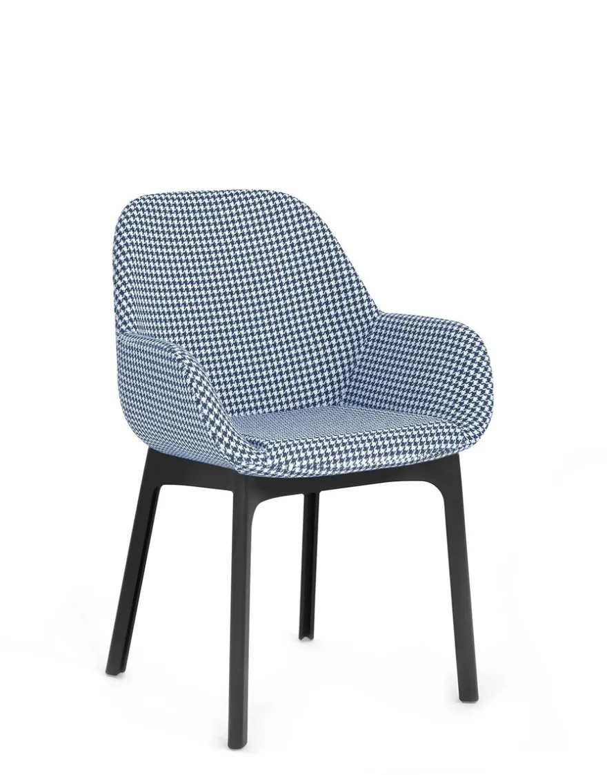 Online Kartell Clap NOIR/PIED DE POULE BLEU