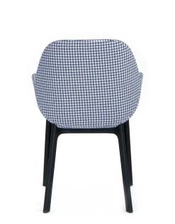 Online Kartell Clap NOIR/PIED DE POULE BLEU