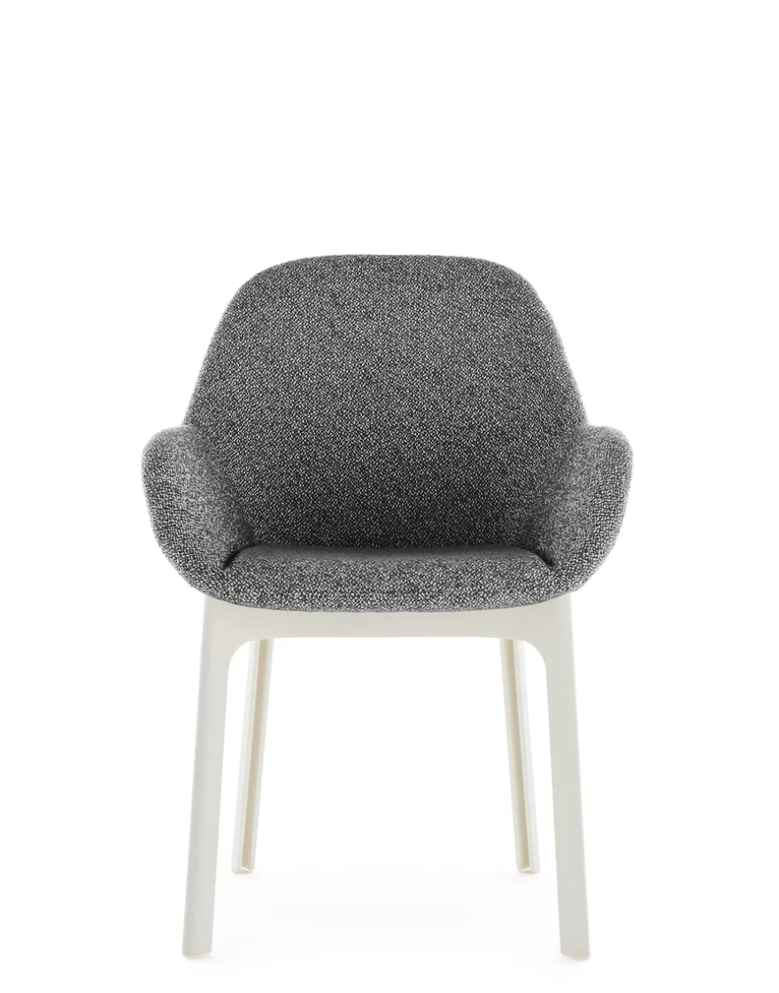 Clearance Kartell Clap tissu shirley BLANC/NOIR