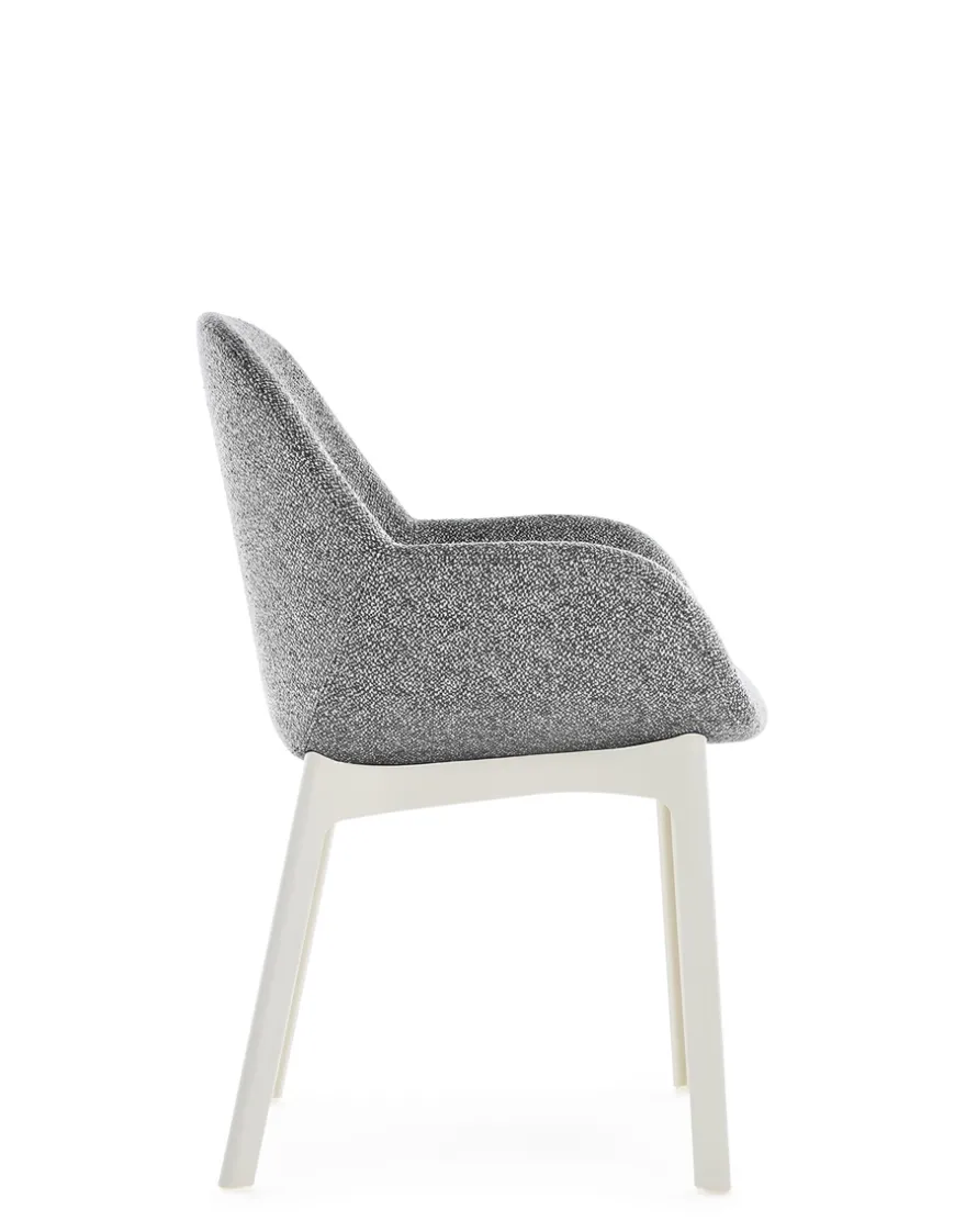 Clearance Kartell Clap tissu shirley BLANC/NOIR