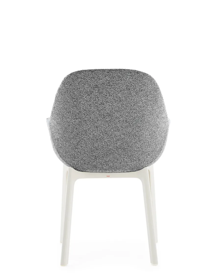 Clearance Kartell Clap tissu shirley BLANC/NOIR