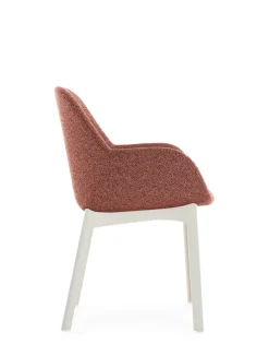 New Kartell Clap tissu shirley ROUILLE/POUDRE