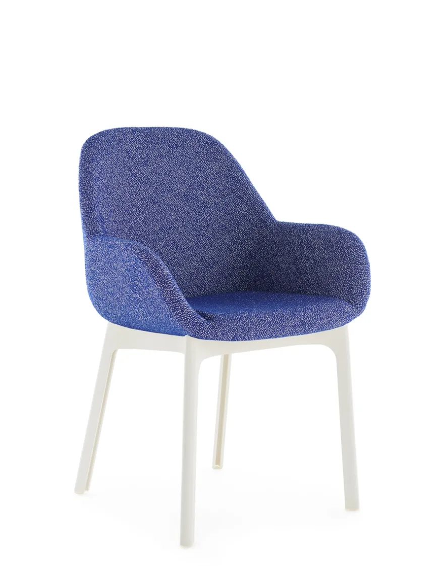 Clearance Kartell Clap tissu shirley BLEU/POUDRE