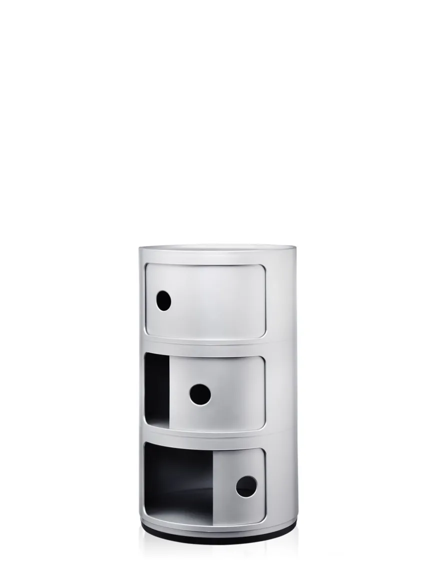 Outlet Kartell Componibili classic ARGENT
