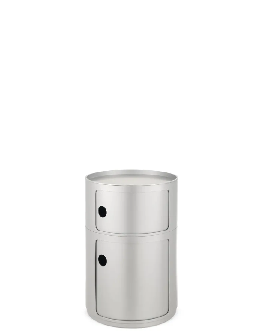 Hot Kartell Componibili classic big ARGENT