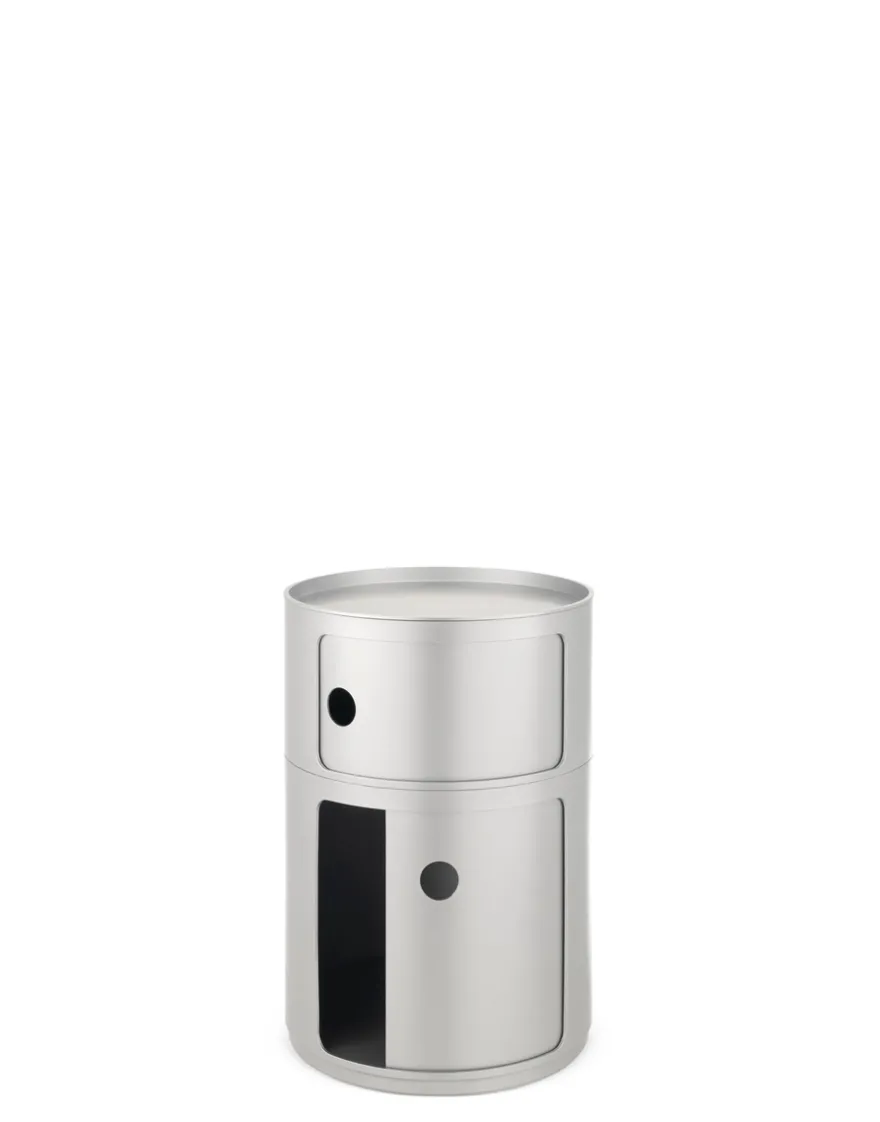 Hot Kartell Componibili classic big ARGENT