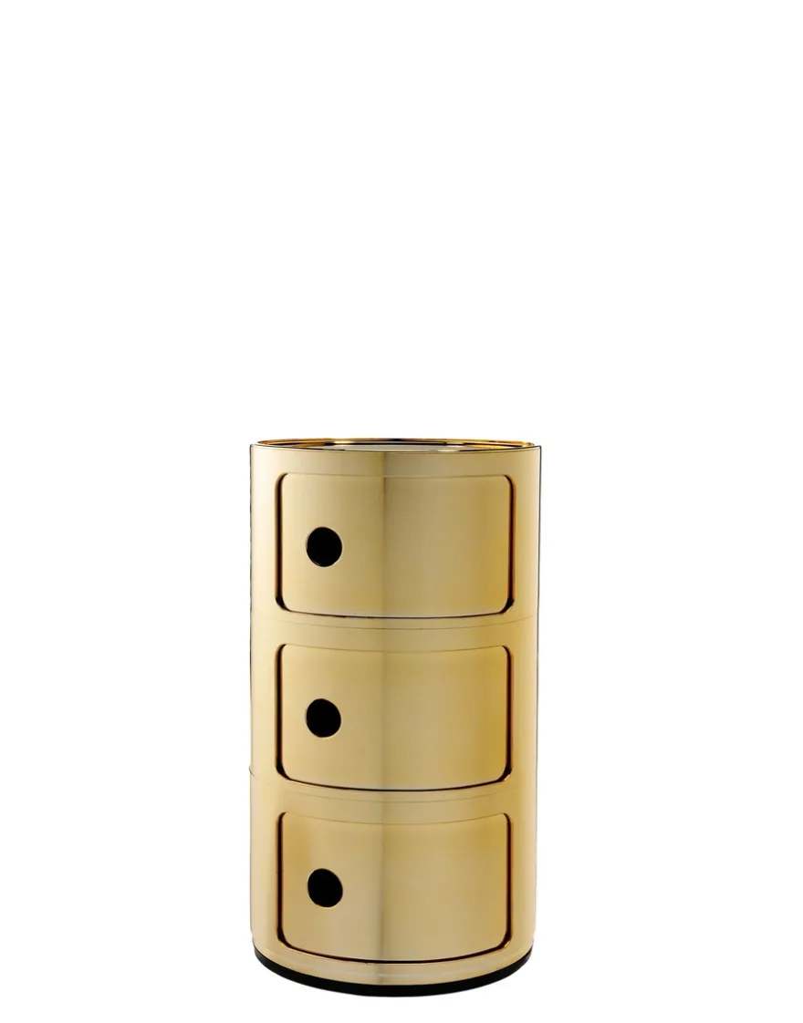 New Kartell Componibili metal OR MÉTALLISÉ