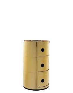 New Kartell Componibili metal OR MÉTALLISÉ