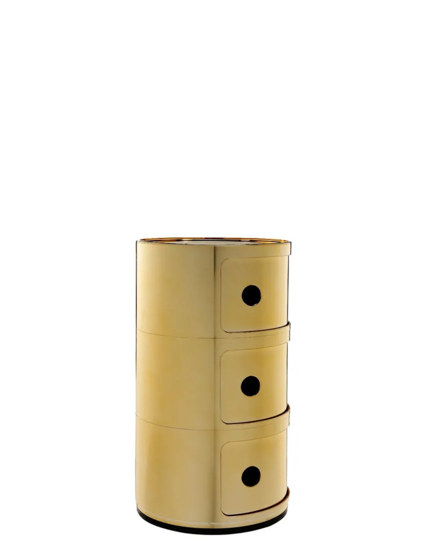 New Kartell Componibili metal OR MÉTALLISÉ